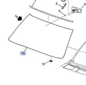 Лобовое стекло Chevrolet Tahoe / Escalade 2000-2006 15199034 ; 15075613 ; 15086564 ; 15733579 ; 15756830 ; 15765387