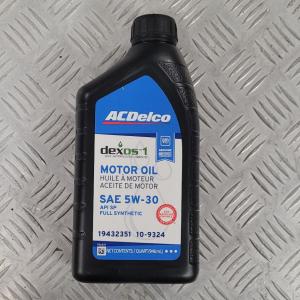 Масло моторное синтетическое 5W30 Dexos1 Gen3 (0,946л) ACDelco 109324