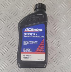 Масло трансмиссионное ATF-DEXRON-ULV (0,946L) ACDelco 104107; 19352619