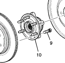 Ступица задняя Chevrolet Tahoe 2021-н.в. 13519530