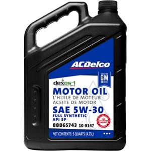 Масло ACDelco моторное синтетическое Dexos1 GEN2 5W30 (4,73л) 109147; 88865743