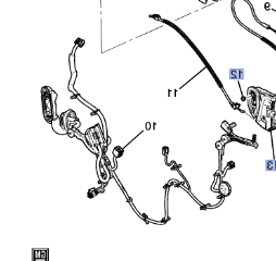 Проводка пассажирской двери Chevrolet Tahoe 2021-н.в. 84806434