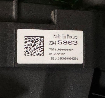 Панель управления аудиосистемой Chevrolet Tahoe 2015-2020 23235639 ; 23176295 ; 23445963 ; 23497877