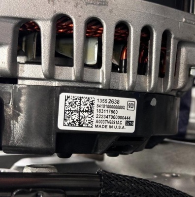 Генератор (без ориг упаковки) Cadillac Escalade 2021-н.в. 13552638 ; 13534128 ; 13539726 ; 12536552