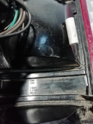 Фонарь задний правый GMC Sierra 2007-2013; 15206402; 25906847; 25958487