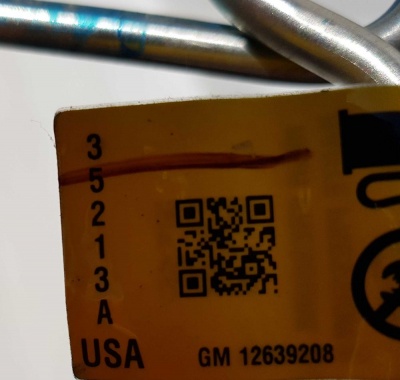 Трубка топливной системы 6мм Chevrolet Camaro 2009-2015 12639208