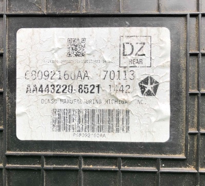 Печка в торпедо Dodge Ram 1500 /2500 /3500 2012-2018 68048891AC ; 68048892AC ; 68048893AC ; 68048894AA