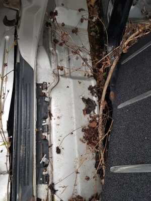 Борт левый цельный (стойки, порог, крыло) Chevrolet Suburban 1999-2006