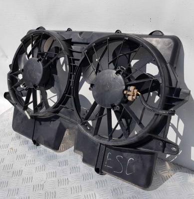 Диффузор с вентиляторами охлаждения в сборе Ford Escape 2000-2007 5L84 8C607 HB; 5L8Z 8C607 GD; 5L8Z 8C607 BF; 5151014; 5000660