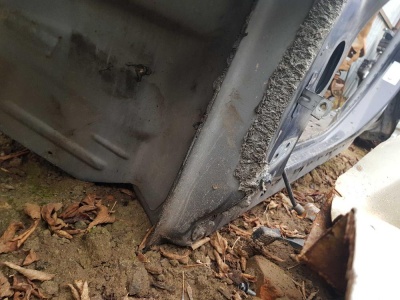 Лонжерон передний левый с центральной стойкой Ford Explorer 5 2011-2016