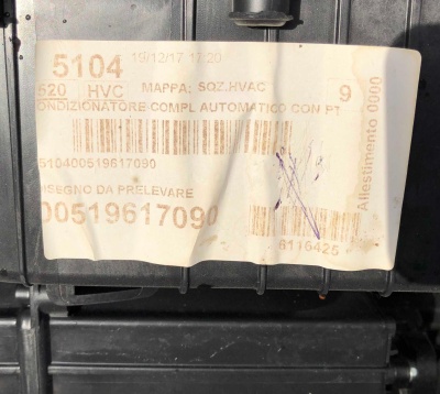 Печка салона торпедо в сборе Leep Renegade 2015-2023 00519617090 ; 68245113AA ; 50T6520200