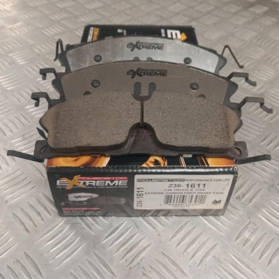 Колодки тормозные передние (Z36 карбон-керамика) к-кт Ford Explorer V 2013-2019 Power Stop Z361611; GB5Z 2001 A; DG1Z 2001 D; FU2Z 2V001 D; G2MZ 2V001 AU; GU2Z 2V001 C