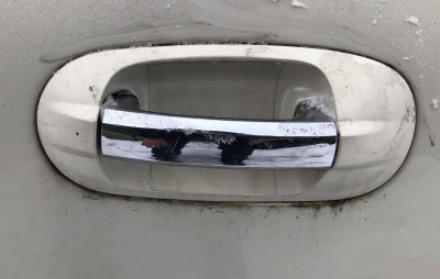 Ручка наружная задней левой двери Lincoln Navigator / Expedition 2007-2008 7L7Z 7826605 AK ; 7L74 7826601 AC/AB/AA