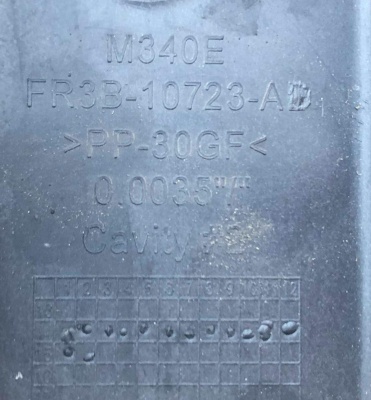 Крепление АКБ Ford Mustang 2015-2020 FR3Z 10732 C ; FR3B 10723 AD/AC/AB