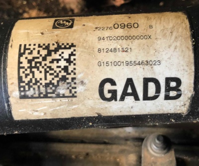 Карданный вал передний Cadillac Escalade/ Tahoe 2015-2020 22760960 ; 23197289