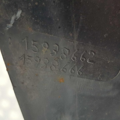 Подкрылок/Локер задний правый Chevrolet Suburban/Cadillac Escalade ESV 2006-2014 15938662; 15852759; 15260682; 15938664; 15938666; 15938668; 25882889