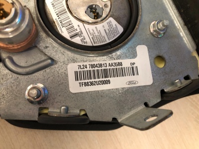 Подушка безопасности в рулевое колесо Ford Explorer 4 6L2Z 78043B13 AB; 7L2Z 78043B13 AB ; 8L24 3F563 AA ; 7L24-78043B13 AA