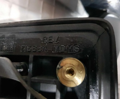 Зеркало заднего вида правое (без зеркального элемента) Hummer H3 15884837; 15840370; 15299026; 15239106; 15120836