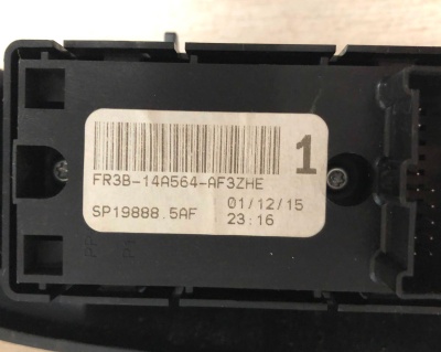 Блок управления стеклоподъемником водительской двери Ford Mustang 2015-2020 FR3Z 14528 AB ; FR3B 14A564 AK/AL/AM/AN/AG/AJ/AD/AE/AH/AB/AC/AF