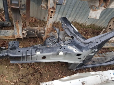 Лонжерон передний левый с центральной стойкой Ford Explorer 5 2011-2016