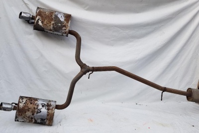 Глушитель (3.5L) в сборе с приемной трубой Ford Explorer 2011-2015 DB5Z 5230 D