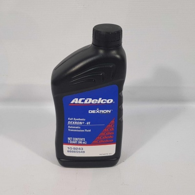 Масло трансмиссионное ACDelco ATF Dexron VI (0.946L) 10 9243; 88865549