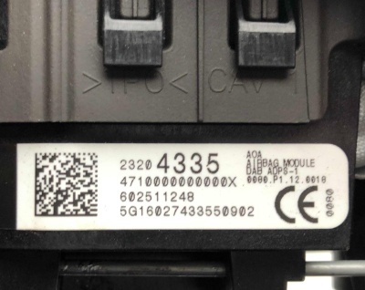 Air Bag рулевой Chevrolet Tahoe 2015-2017 23204335 ; 23156515 ; 84057085 ; 22817317 ;