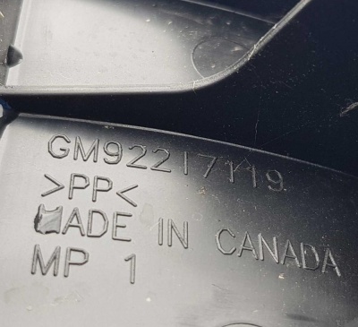 Кронштейн центральной консоли, задний ряд Chevrolet Camaro 2009-2015  92217119