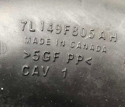 Патрубок воздушного фильтра Lincoln Navigator 2007-2014 9L7Z 9B659 A ; 9L74 9F805 AC/AB/AA ; 7L14 9F805 AD/AE/AG/AK/AF/AH