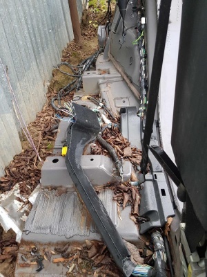 Борт левый цельный (лонжерон, стойки, порог, крыло) Jeep Grand Cherokee 2010-2017