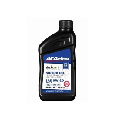 Масло моторное синтетическое 0W20 Dexos1 Gen3 (0,946л) ACDelco 109326; 19432319