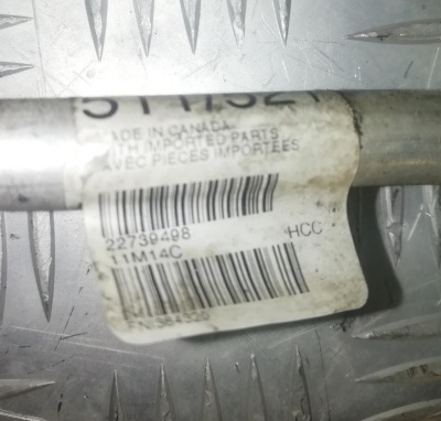 Трубка компрессора кондиционера Chevrolet Camaro 2009-2013 22739498