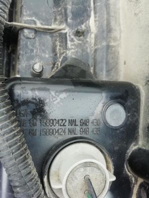 Фонарь задний левый Cadillac Escalade 2006-2014; 15890422; 25895482; 22884387