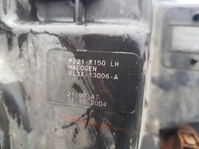 Фара передняя левая Ford F150 2004-2008 7L3Z 13008 GA; 5L3Z 13008 BA; 4L3Z 13008 BB/BA