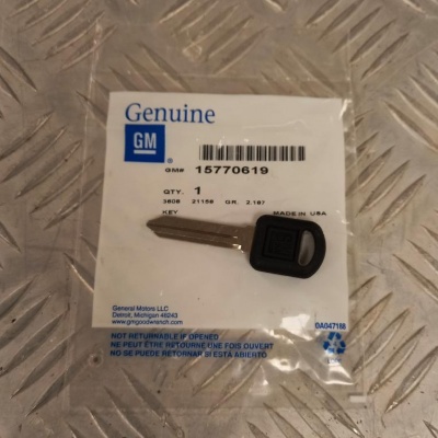 Ключ замка зажигания General Motors 15770619
